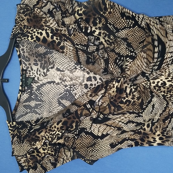 Animal Print Blouse Size M - Picture 7 of 9
